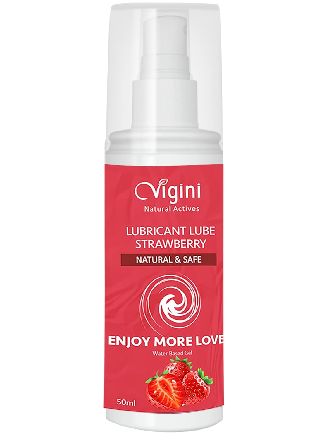 Vigini Lubricant Lube Water Based Gel Natural & Safe Enjoy - 50ml