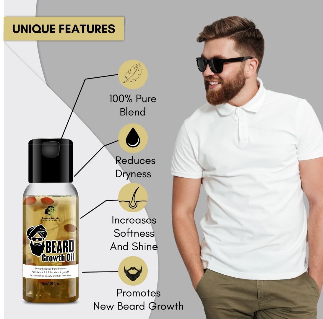 Beauty Secrets Beard Growth Oil - 60ml