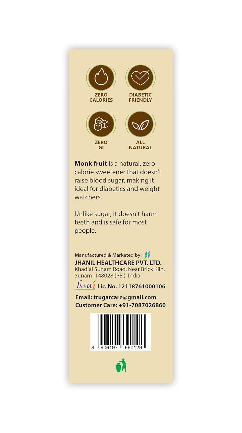 Zindagi Stevia Drops (50 ml) with Monk Fruit Extract Powder (50 Sachets) | 100% Natural Zero-Calorie Sweetener Combo Pack