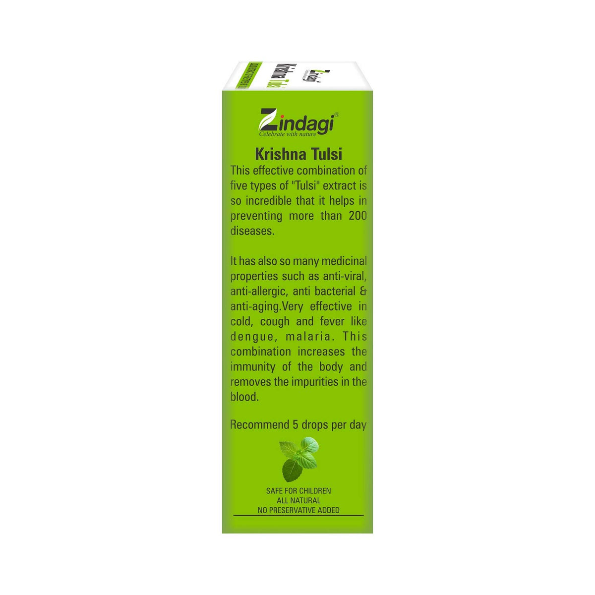 Zindagi Stevia Liquid Drops & Tulsi Drops | 100% Natural Zero-Calorie Sweetener & Immunity Booster Combo Pack