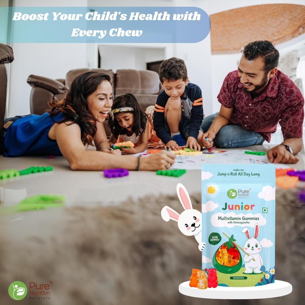 Pure Nutrition Junior Multivitamin Gummies - For Healthy Growth