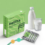 Kelifta by Feelgood Kefir® Milk Kefir Starter Culture Powder | 1 Pack - 5 Sachets | 60+ Live & Active Strains | Ferments 60+ Litres | For Dairy & Plant-Based Milk | Manual, Demo Video & Support