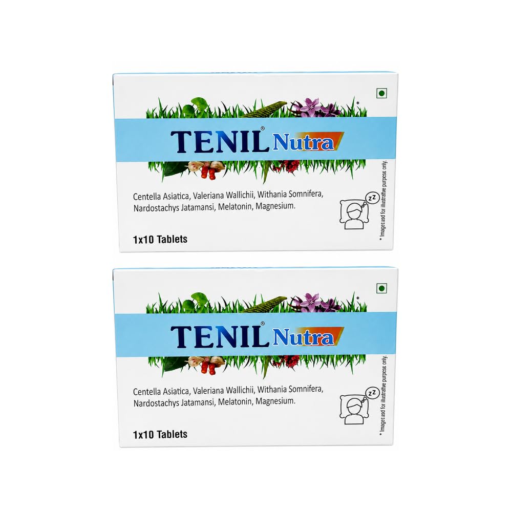 Ayulabs Tenil Nutra Tablet | Neuro-Protective & Nerve Health Support | Pack of 20 (2x10 Strips)