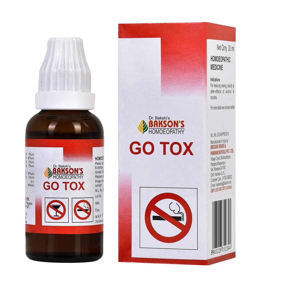 Bakson's Homeopathy Go Tox Drop - 30ml - Pack of 2