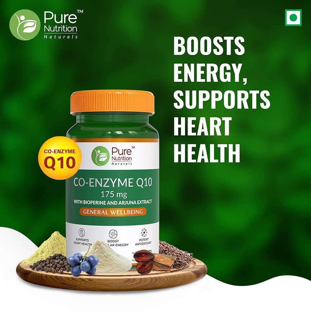 Pure Nutrition Co-Enzyme Q10 175mg Veg Capsule