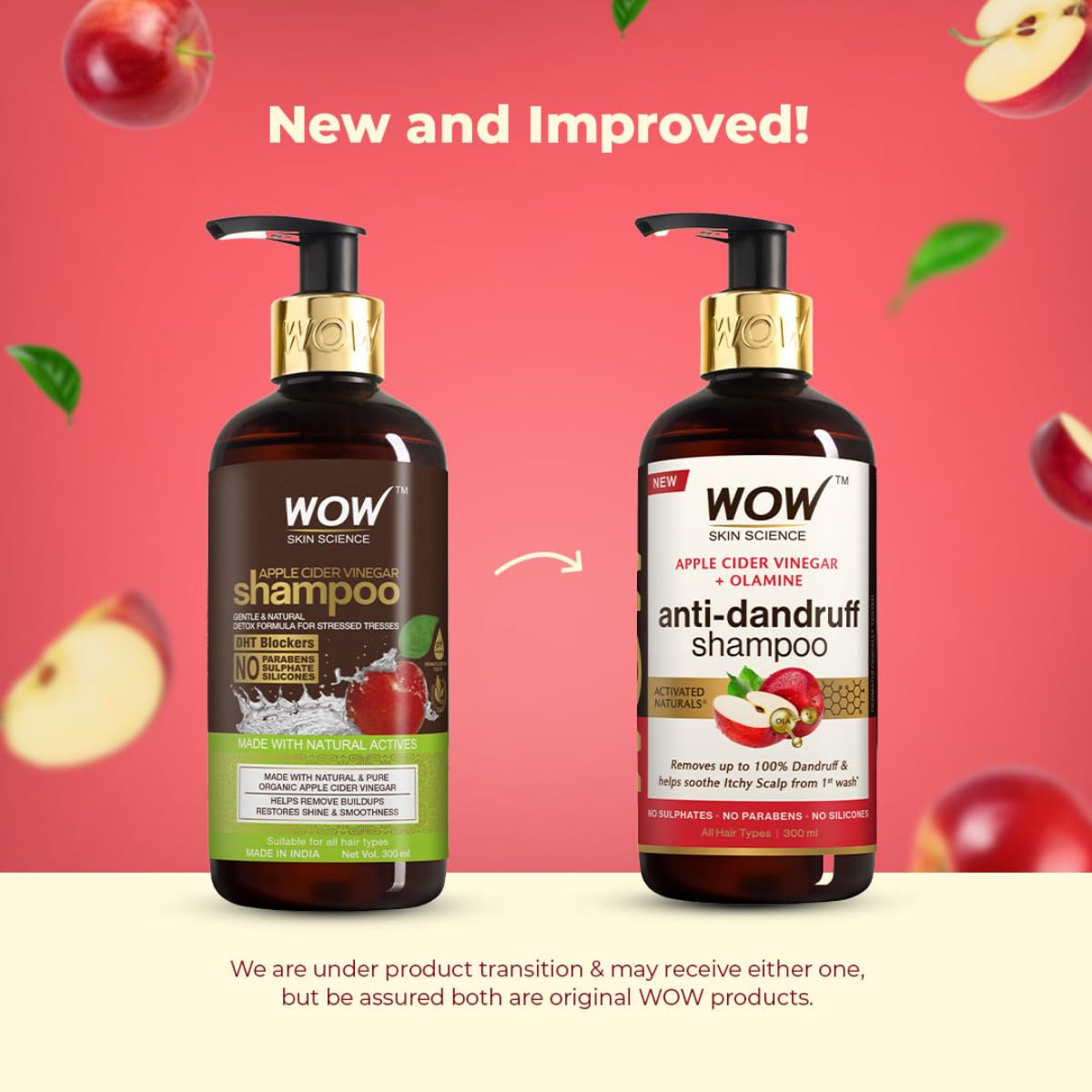 WOW Skin Science Apple Cider Vinegar Shampoo - 200ml