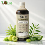 OliLife Oliliv Juice 1000 ml | Ayurvedic Liver Detox Juice for Fatty Liver Support, Healthy Liver Function, Digestive Balance, Pure & Fresh Herbal Formula