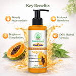 Bhudevam Naturals Khadi Papaya Face Wash – Removes Dirt, Oil & Impurities Naturally- 210ML