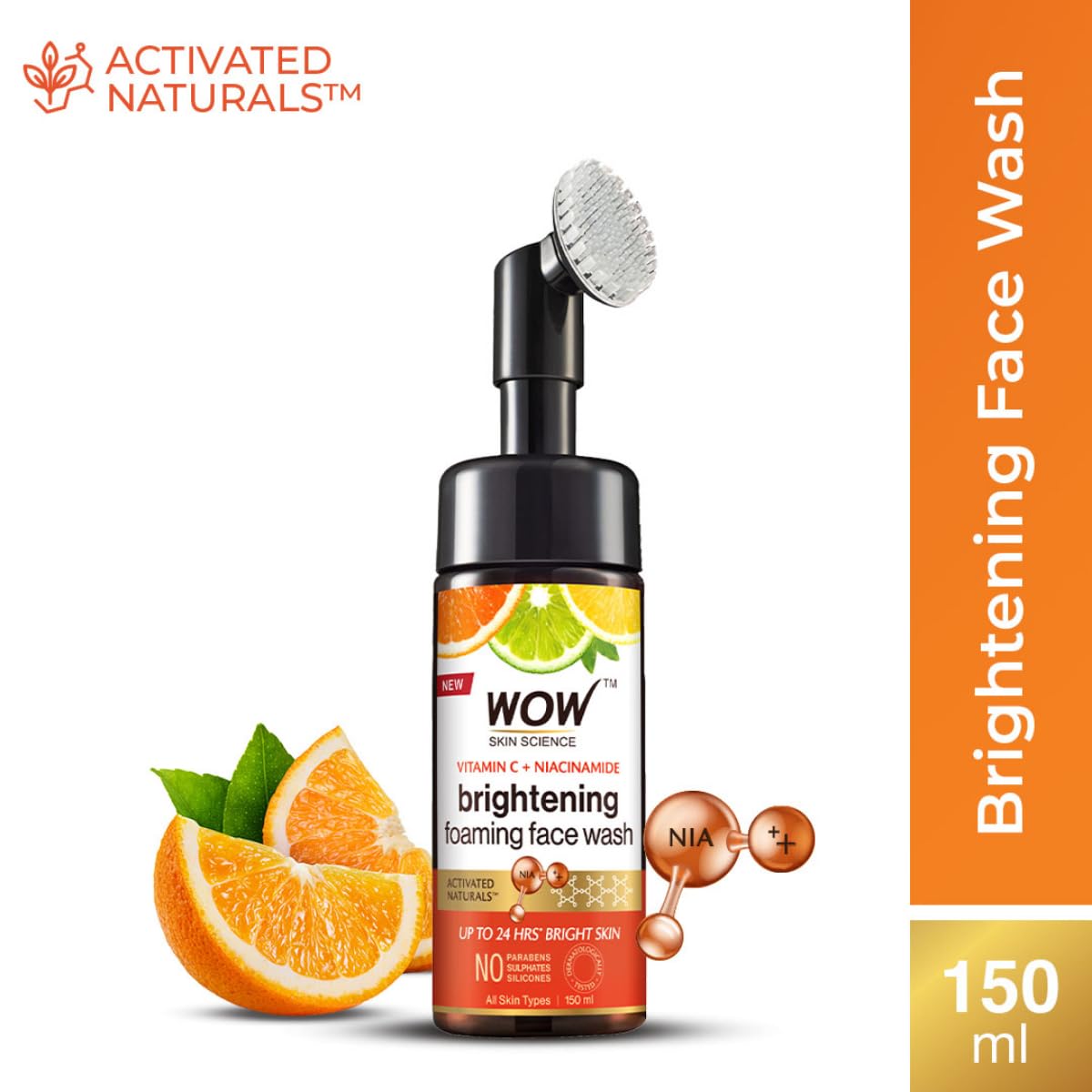 WOW Skin Science Vitamin C & Niacinamide Foaming Face Wash - 150ml