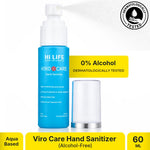 Hi Life Virocare Hand Sanitizer 60ml | 100% Alcohol-Free Water-Based Antimicrobial & Antiviral Spray