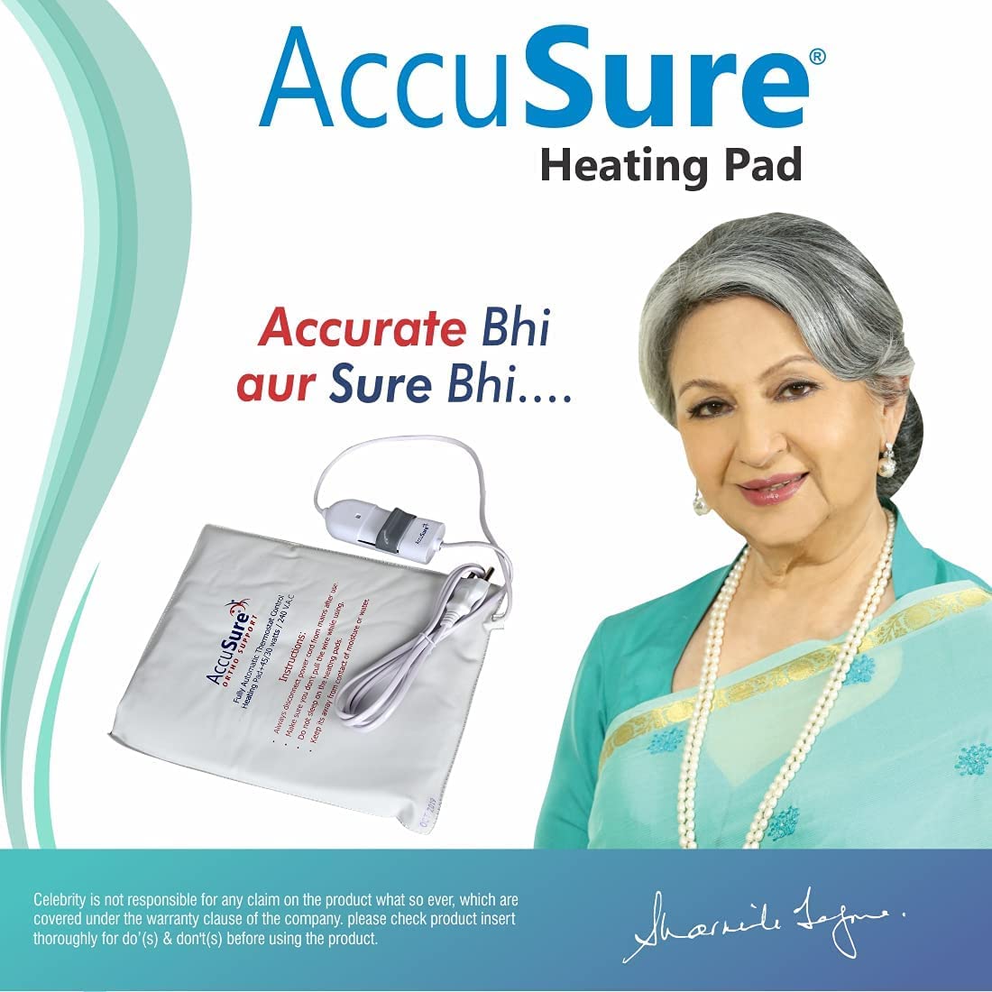 Accusure Electric Heating Pad