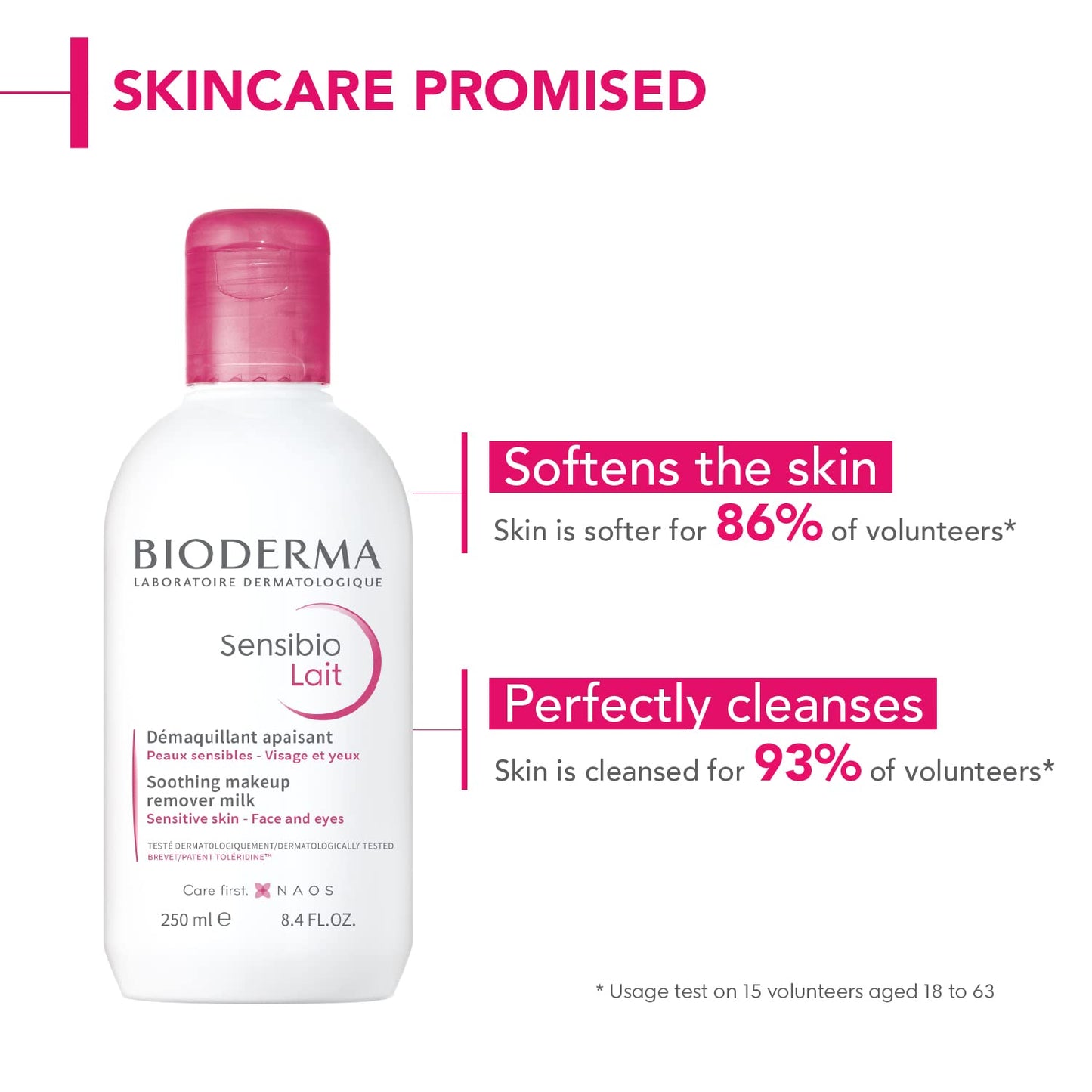 Bioderma Sensibio Lait Soothing Make Up Remover Milk - 250ml