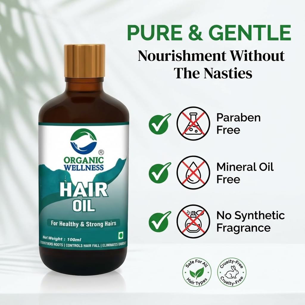 Organic Wellness Hair Oil II Strong Hair - 100 Ml