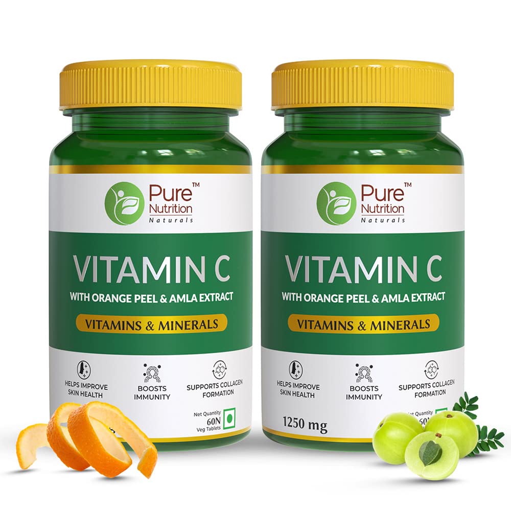 Pure Nutrition Vitamin C 1250mg Veg Tablet - 60 Tablets