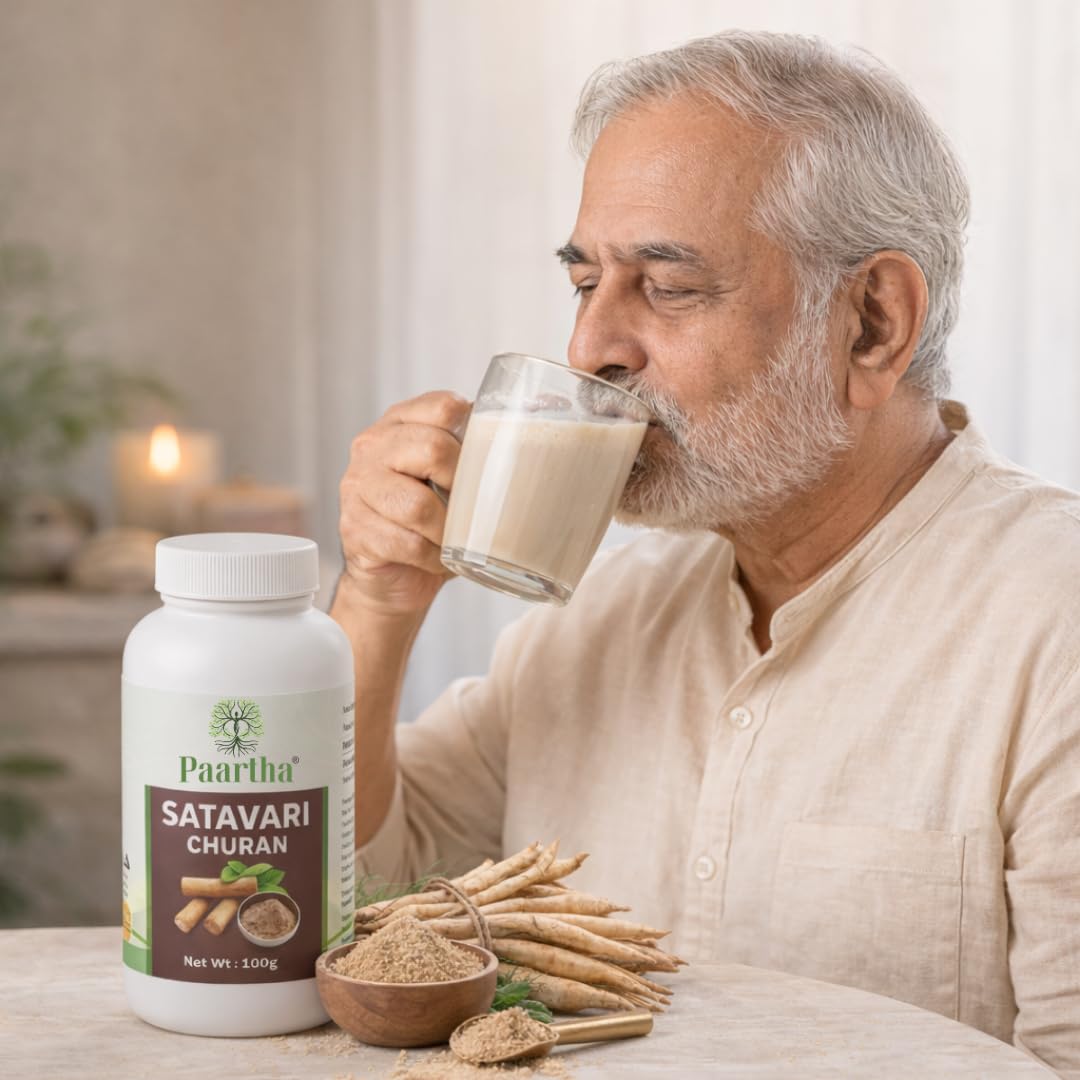 Paartha Shatavari Churan Powder – Ayurvedic Women’s Wellness Supplement for Hormonal Balance, Strength & Digestive Support – 100g