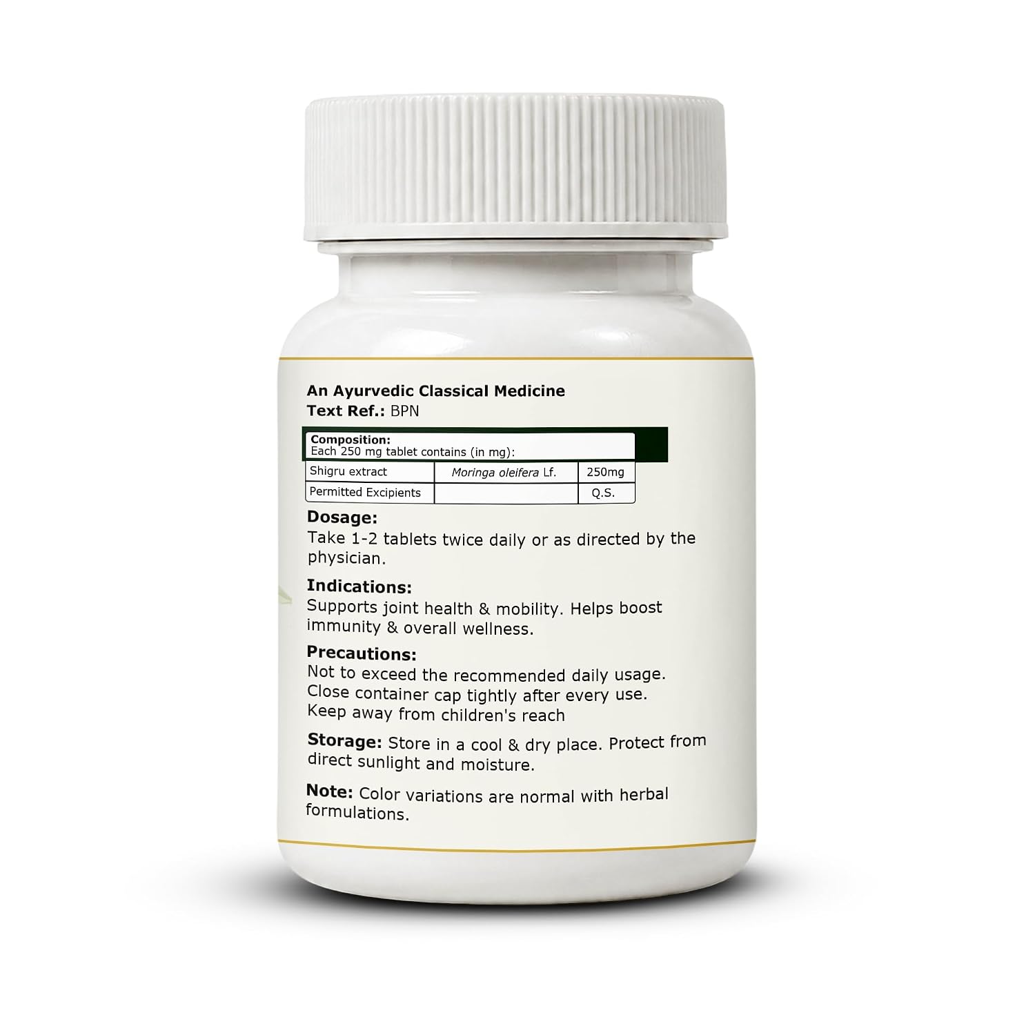 Pure Nutrition Shigru Tablets (250mg | 90 Tablets)