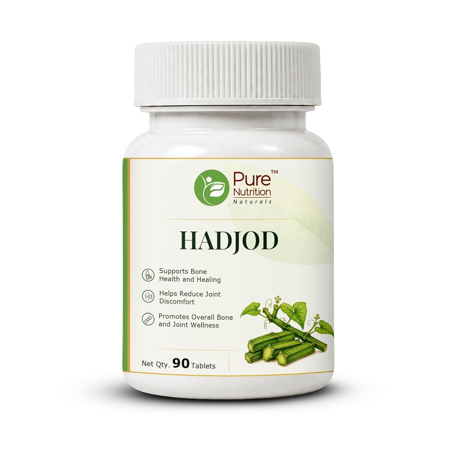 Pure Nutrition Hadjod Tablets (250mg | 90 Tablets)