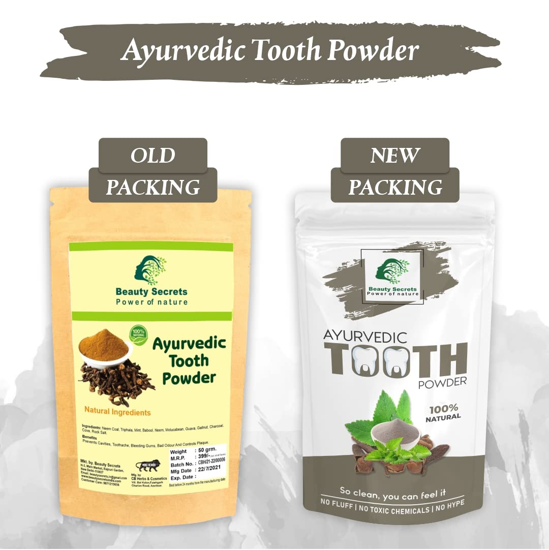 Beauty Secrets Ayurvedic Tooth Powder - 50gm