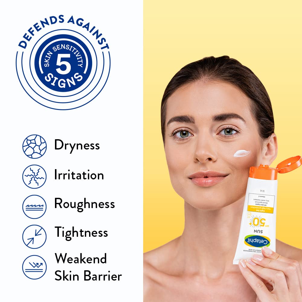 Cetaphil Sun Light High Protection Sunscreen Gel | SPF 50+ Sensitive Skin - 50ml