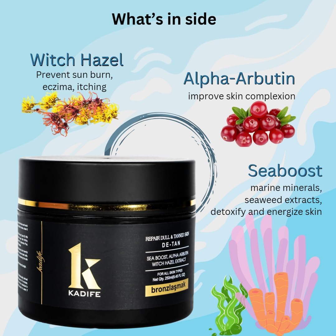 Kadife D-Tan Face Pack - Black Gold Pack (250ml)