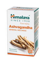Himalaya Ashvagandha Tablet | Stress Relief Supplement | Rejuvenates Mind & Body - 120 Tablet