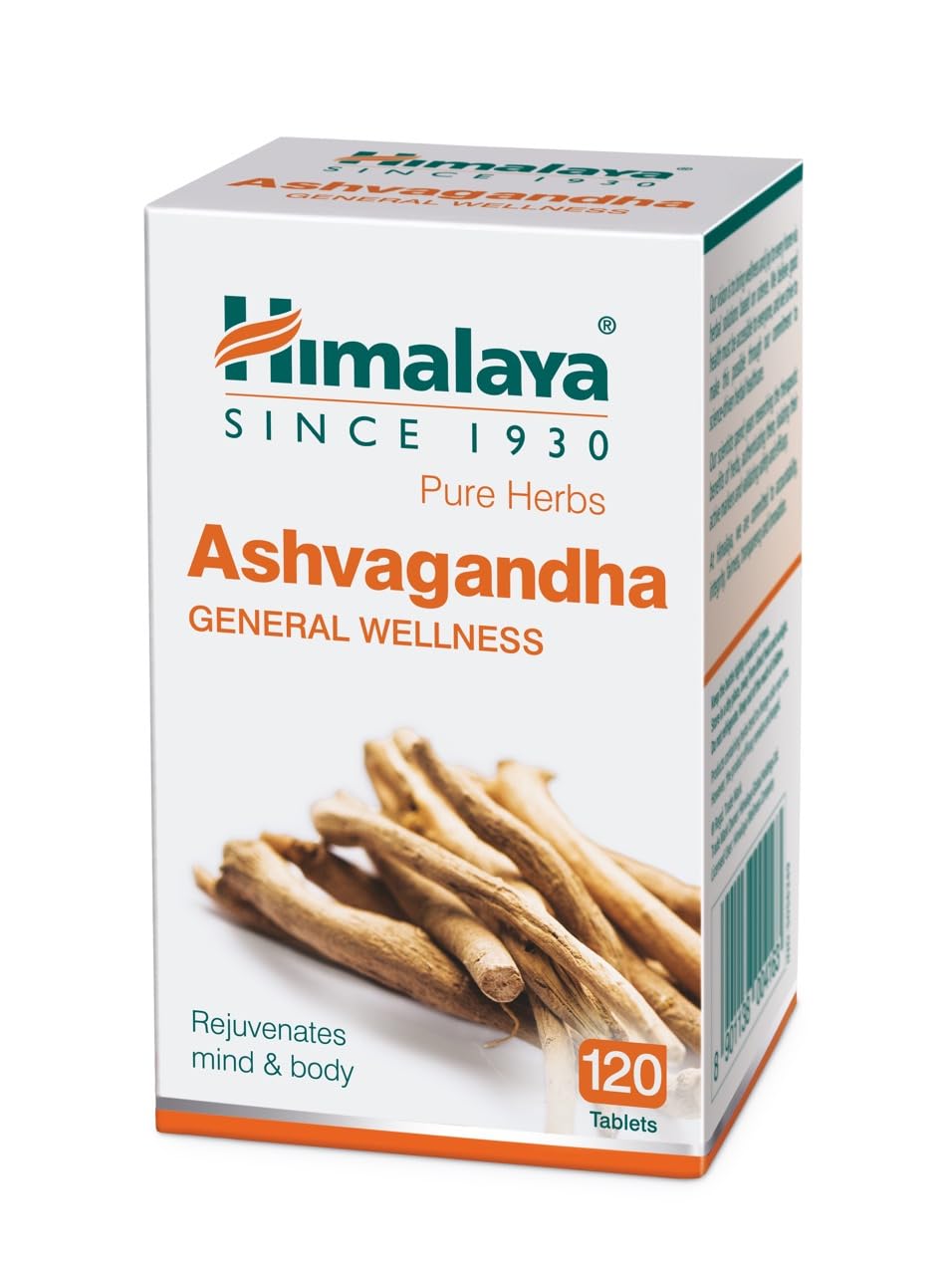 Himalaya Ashvagandha Tablet | Stress Relief Supplement | Rejuvenates Mind & Body - 120 Tablet