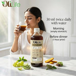 OliLife Oliliv Juice 1000 ml | Ayurvedic Liver Detox Juice for Fatty Liver Support, Healthy Liver Function, Digestive Balance, Pure & Fresh Herbal Formula