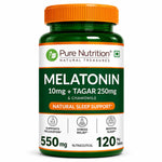 Pure Nutrition Melatonin 10mg, 6 ODS | Sleep & Relaxation Support Supplement