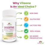 Vitaone Digestive Enzyme Capsules (90s) | Broad-Spectrum Formula for Digestion, Bloating Relief & Nutrient Absorption