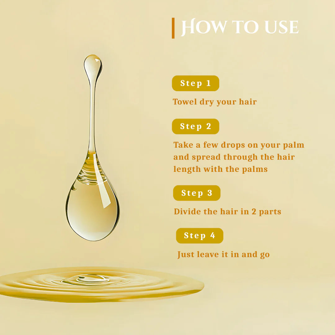VASL Hair Serum 130ml - Smoothening Anti-Frizz Serum for Silky Hair