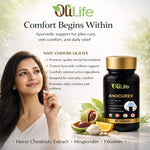 OliLife Anocurex Piles Tablets 30 Tabs | Ayurvedic Internal Care for Piles, Fissure & Fistula Comfort, Bleeding Control, Pain Relief & Healthy Blood Circulation