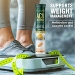 Vitaminnica ACV & Moringa Effervescent Tablets - Orange Craving & Gut Support, 15 Count