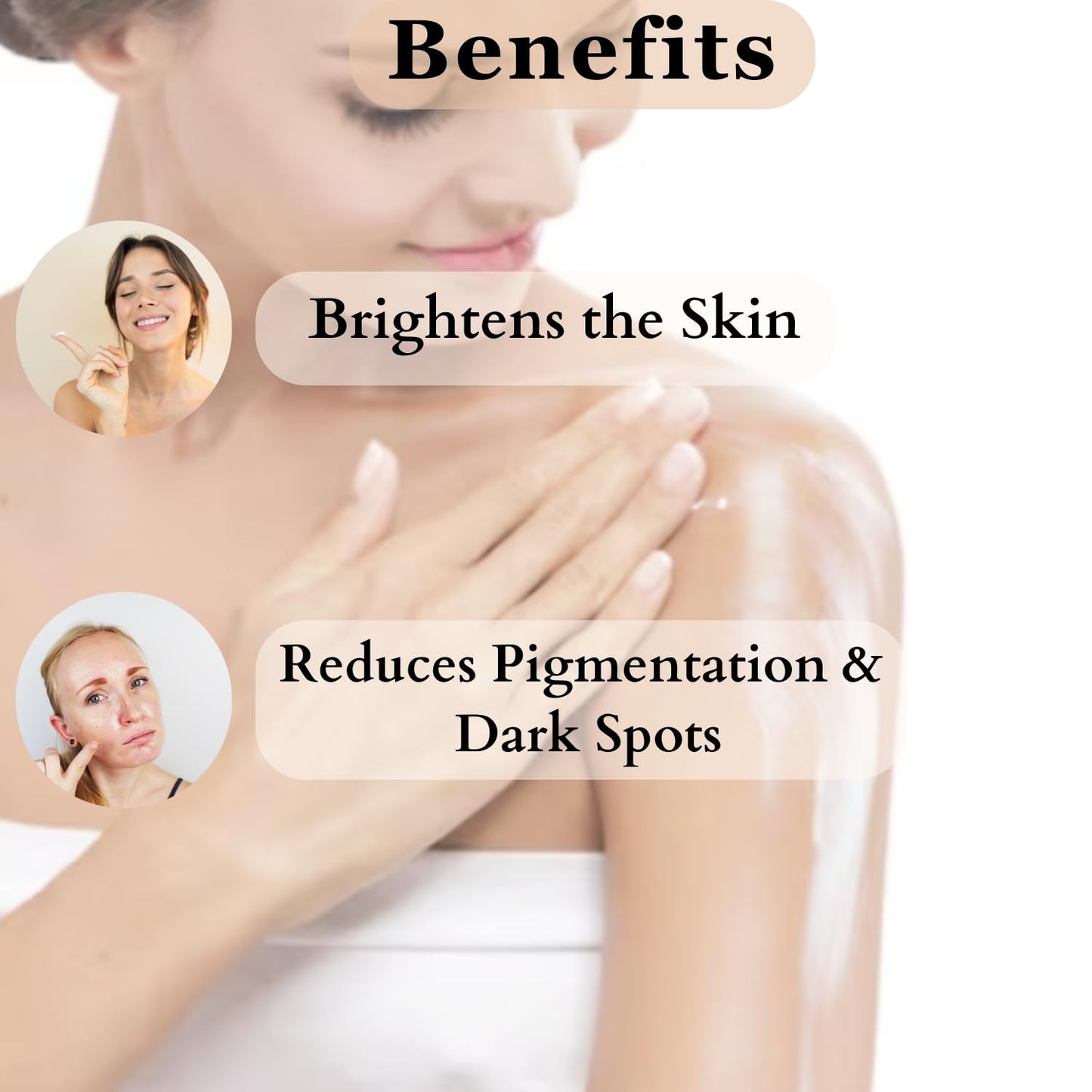 Vigini Natural Actives Skin Lightening Brightening Body Whitening Polishing Cream