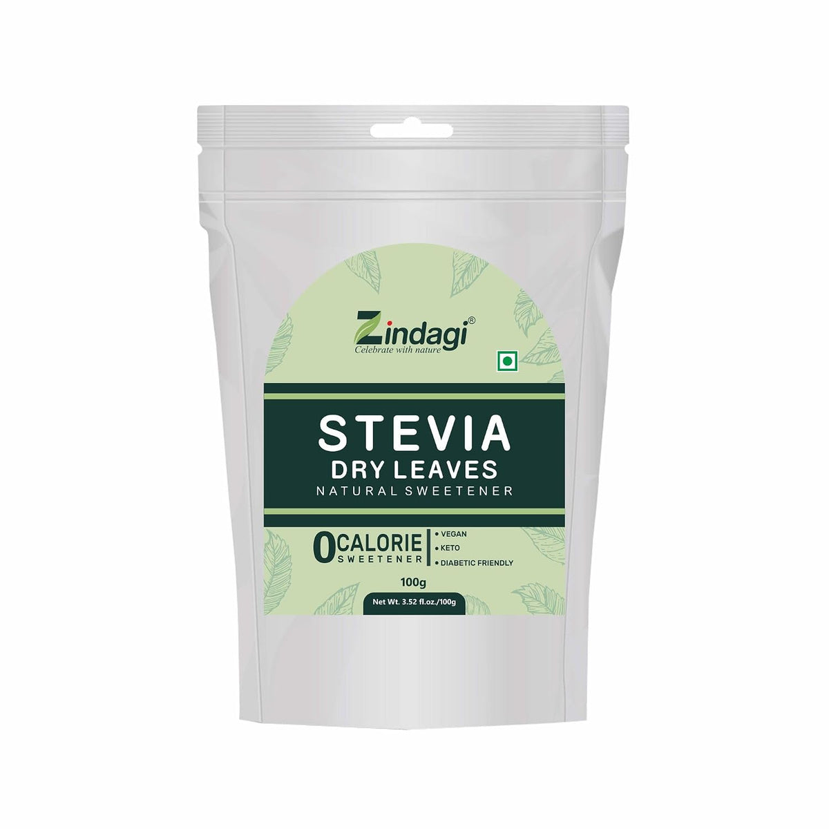 Zindagi Stevia Sugar Powder & Natural Stevia Leaves | 100% Natural Zero-Calorie & Diabetic-Friendly Sweetener Combo Pack