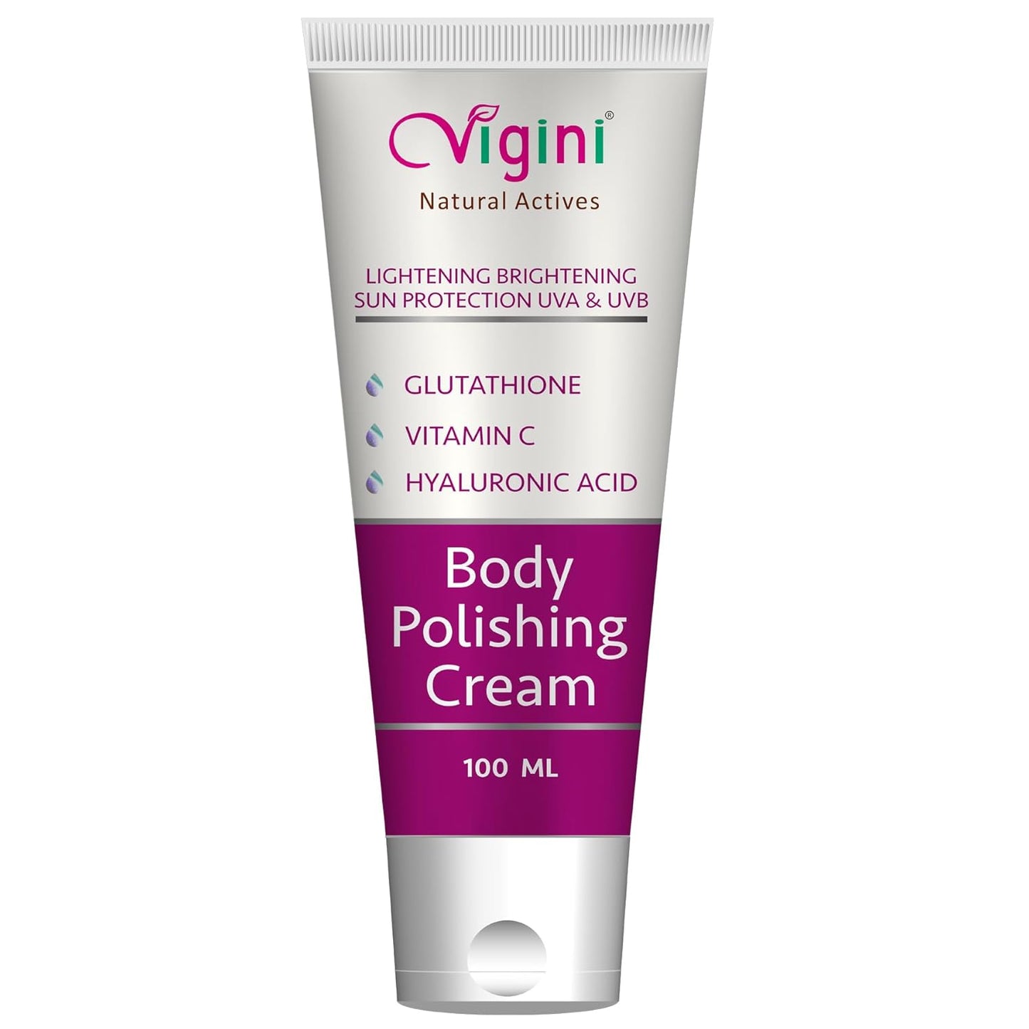 Vigini Natural Actives Skin Lightening Brightening Body Whitening Polishing Cream