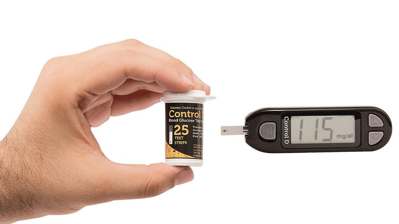 Control D Blood Glucose Test Strip (Only Strips) | Diabetes Monitoring Devices