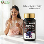 OliLife PainReliva Capsules 30 Capsules | Ayurvedic Joint Pain Medicine for Knee Discomfort, Back Aches, Joint Care, Arthritis Support, Inflammation Control, Muscle Bone Herbal Health & Mobility