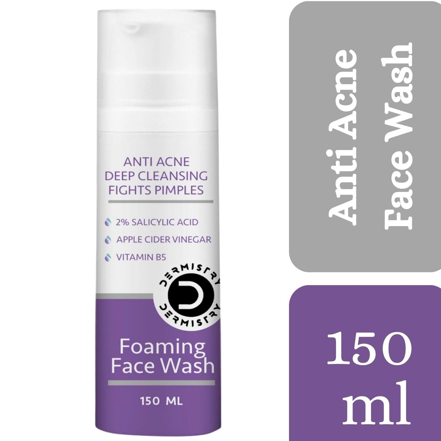 Dermistry Foaming Face Wash - 2% Salicylic Acid Anti Acne