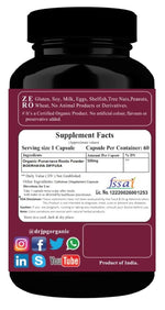 DR. JPG Organic Punarnava Capsules (500mg, 120 Veg Capsules) – Pack of 2 | For Liver & Urinary Wellness