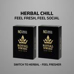 Royal Swag Herbal Cigarettes Regular Flavour - Tobacco Free (10 Sticks - 2 Pack)