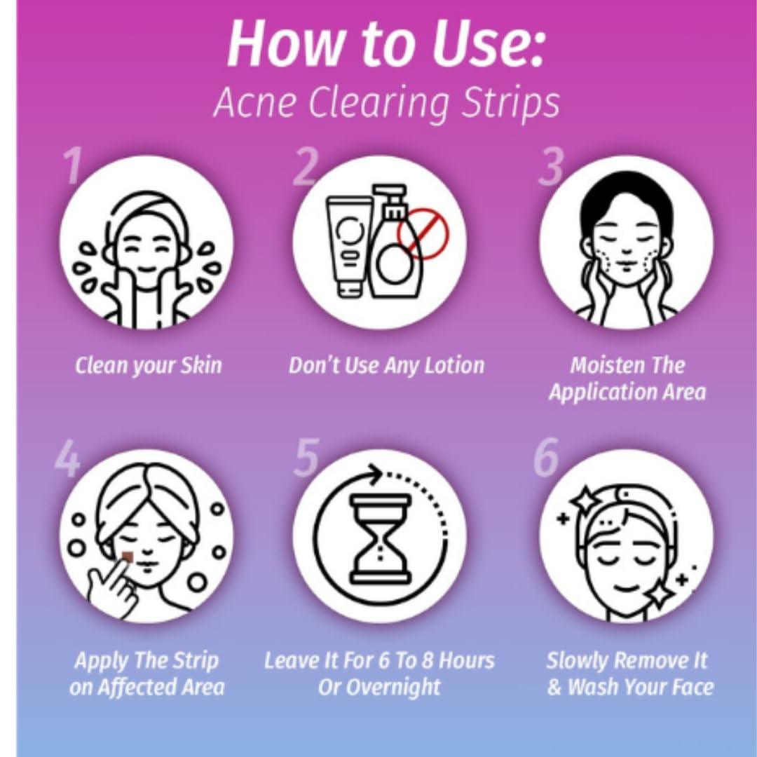 Bonaiyu Acne Clearing Salicylic Acid Strip - 30 Strip