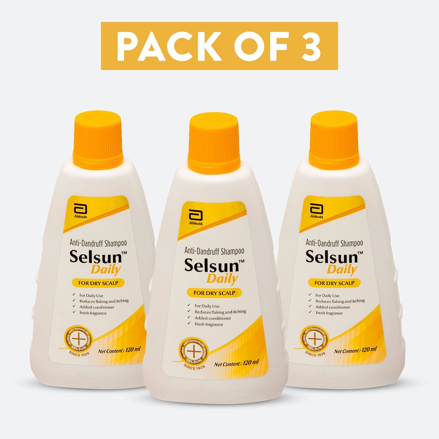 Selsun Daily Anti-Dandruff Shampoo with Added Conditioner for Dry Scalp & Hair Care | Sulphate & Paraben Free