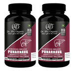 DR. JPG Organic Punarnava Capsules (500mg, 120 Veg Capsules) – Pack of 2 | For Liver & Urinary Wellness