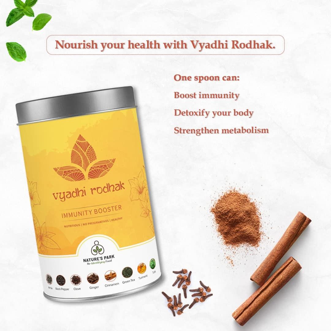 Nature's Park Vyadhi Rodhak - Immunity Booster Health & Wellness Can (180 g)
