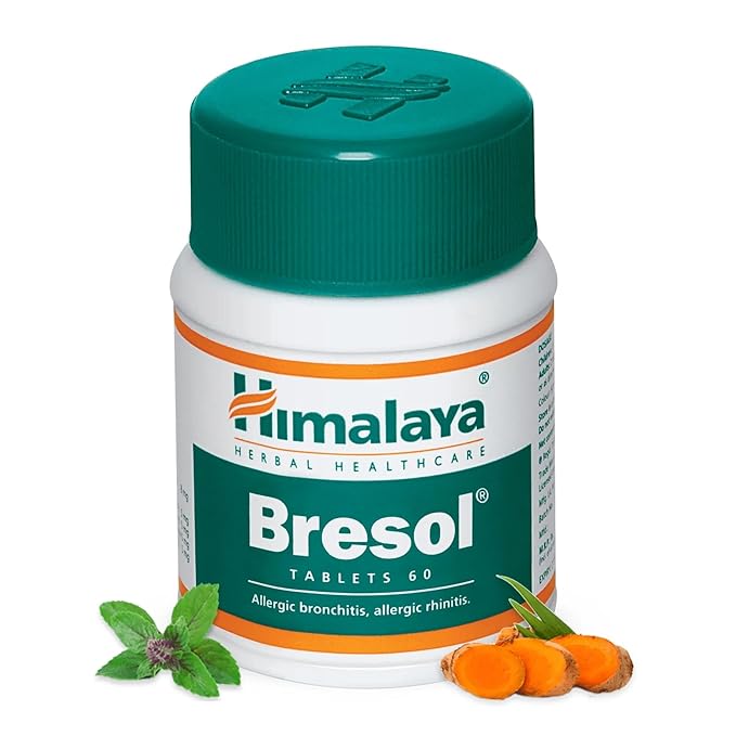 Himalaya Bresol Tablet for Respiratory Health - 60 Tablets