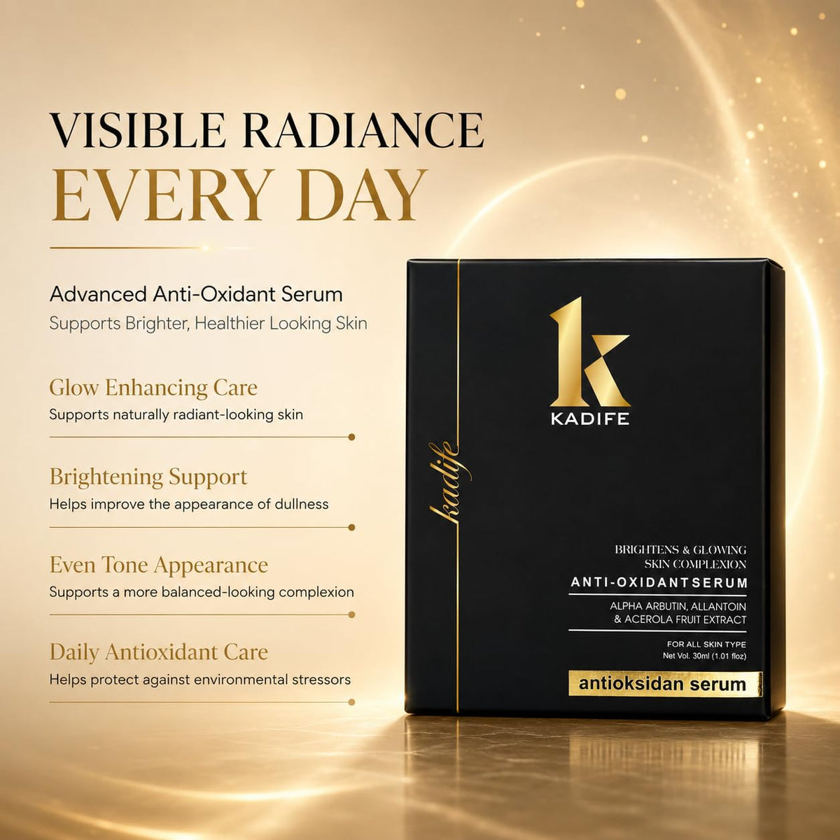 KADIFE Anti Oxidant Face Serum (30ml)