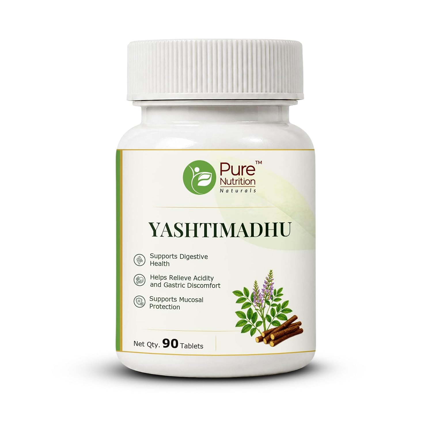 Pure Nutrition Yashtimadhu Tablets (250mg | 90 Tablets)