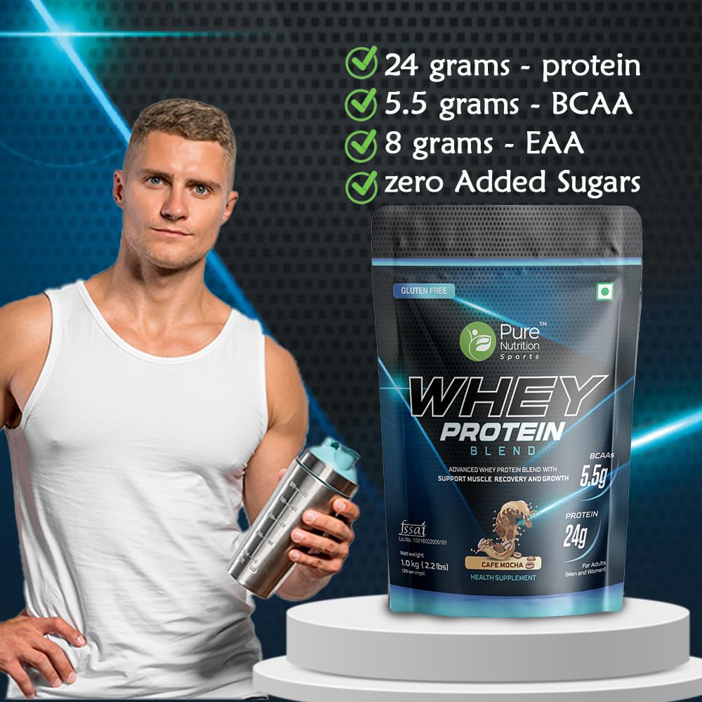 Pure Nutrition Whey Protein Blend Cafe Mocha - 2kg