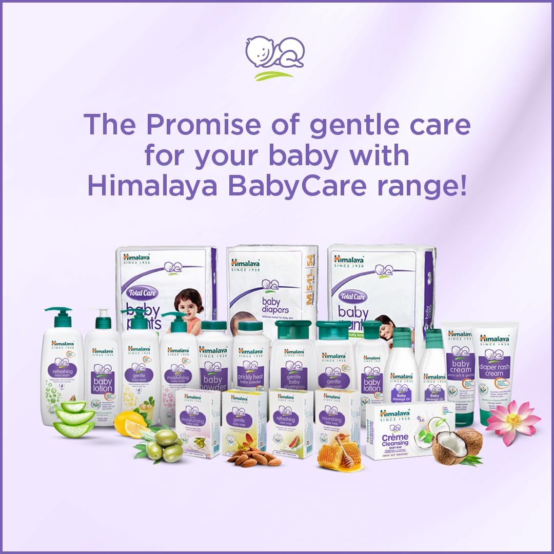 Himalaya Baby Lotion with Almond & Olive Oil | Nourishes & Moisturises Baby's Skin | Paraben-Free