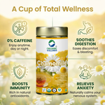 Organic Wellness Blossom Chamomile 100 grams Tin Pack